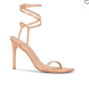 Stuart Weitzman  Barelynudist 100 Sandal in Adobe, Size: 6